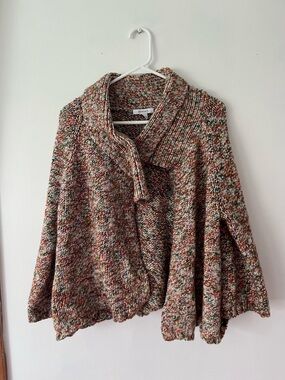 Multicolored cardigan dress barn XL